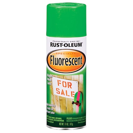 RUST-OLEUM 11 Oz Green Specialty Fluorescent Spray 1932830